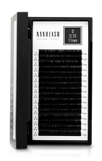 False eyelashes for volume eyelash extension method